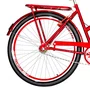 Bicicleta 26 Vermelha Poti Aro Aero Vermelho