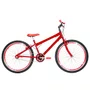 Bicicleta 26 Vermelha Urbana Rebaixada Aro Aero Vermelho