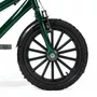 Bicicleta 16 Masculina Verde Escuro Infantil Rodas Nylon Preta