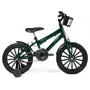 Bicicleta 16 Masculina Verde Escuro Infantil Rodas Nylon Preta