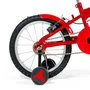Bicicleta 16 Feminina Vermelha Infantil Aro Alumínio