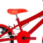 Bicicleta 16 Feminina Vermelha Infantil Aro Alumínio