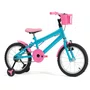 Bicicleta 16 Feminina Azul Claro Infantil Aro Alumínio