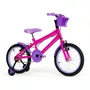Bicicleta 16 Feminina Pink Infantil Aro Alumínio Lilás