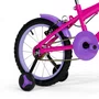 Bicicleta 16 Feminina Pink Infantil Aro Alumínio Lilás