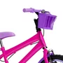 Bicicleta 16 Feminina Pink Infantil Aro Alumínio Lilás