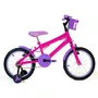Bicicleta 16 Feminina Pink Infantil Aro Alumínio Lilás