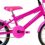 Bicicleta 16 Feminina Pink Infantil Aro Alumínio