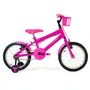 Bicicleta 16 Feminina Pink Infantil Aro Alumínio