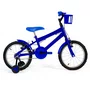 Bicicleta 16 Masculina Azul Infantil Aro Alumínio