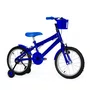 Bicicleta 16 Masculina Azul Infantil Aro Alumínio