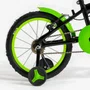 Bicicleta 16 Masculina Preta infantil Aro Alumínio Verde Neon