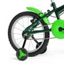 Bicicleta 16 Masculina Verde Infantil Aro Alumínio