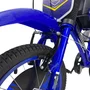 Bicicleta Infantil Moto Cross Aro 16 Azul Unitoys c/ Rodinhas