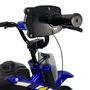 Bicicleta Infantil Moto Cross Aro 16 Azul Unitoys c/ Rodinhas