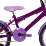 Bicicleta 16 Feminina Violeta Infantil Aro Alumínio Lilás