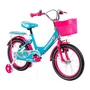 Bicicleta Love Aro 16 Tiffany e Pink com Rodinhas