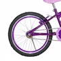 Bicicleta 20 Feminina Violeta Infantil Aro Aero Violeta