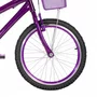 Bicicleta 20 Feminina Violeta Infantil Aro Aero Violeta
