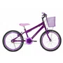 Bicicleta 20 Feminina Violeta Infantil Aro Aero Violeta