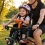 Cadeirinha Dianteira Infantil Bicicleta Kalf Até 15Kg Grafite Laranja