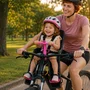 Cadeirinha Dianteira Infantil Bicicleta Kalf Até 15Kg Grafite Pink