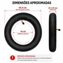 Câmara 10x2.50 Patinete Elétrico Válvula Bico Curvo Reforçada