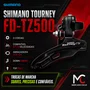 Câmbio Dianteiro Shimano Tourney FD-TZ500 Top Pull 3x6/7/8 Velocidades 31,8mm