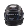Capacete Fechado Fórmula 1 R Grafic Preto Fosco Tam.56
