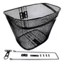 Cesta Para Bicicleta Preto Aramada Grande Aro 26 Completa