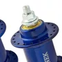 Par Cubo Bike Alumínio 72 Furos Rolamento Diant/Tras Rosca Azul
