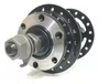 Cubo Dianteiro MTB 36 Furos Freio a Disco 6 Furos Aço Carbono Eixo Porca