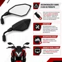 Espelho Retrovisor Kawasaki Z400 Haste Curta Par