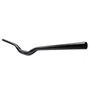 Guidão Voador 31.8x680mm Rise 60mm Aço Bike Grau Preto Fosco