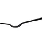 Guidão Voador 31.8x680mm Rise 60mm Aço Bike Grau Preto Fosco
