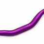 Guidão Voador 31.8x680mm Rise 60mm Aço Bike Grau Roxo Fosco