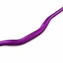 Guidão Voador 31.8x680mm Rise 60mm Aço Bike Grau Roxo Fosco