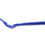 Guidão Voador 31.8x680mm Rise 60mm Aço Bike Grau Azul Brilhante