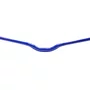 Guidão Voador 31.8x680mm Rise 60mm Aço Bike Grau Azul Brilhante