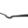 Guidão Voador 31.8x680mm Rise 60mm Aço Bike Grau Grafite Brilhante