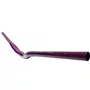 Guidão Voador 31.8x680mm Rise 60mm Aço Bike Grau Roxo Brilhante