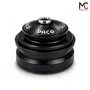 Jogo Caixa Direção Mega Over Ahead 1.1/8 44/44mm Preto Bike