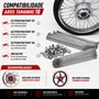 Jogo Raio Cromado Honda Cg Titan Fan Start 125/150/160 Lona