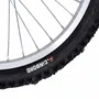 Roda Dianteira A20 Alumínio Natural Pneus + Câmaras de Ar