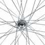 Roda Dianteira A20 Alumínio Natural Pneus + Câmaras de Ar