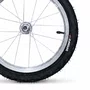 Kit Roda Traseira A16  Alumínio Polido  Pneu+Câmara