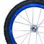 Kit Roda Traseira A16 Colorida Azul Pneu+Câmara