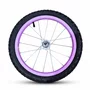 Kit Roda Traseira A16 Colorida Lilas Pneu+Câmara