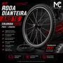 Kit Roda Traseira A16 Colorida Lilas Pneu+Câmara