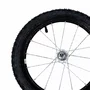 Kit Roda Traseira A16 Colorida Preto Pneu+Câmara